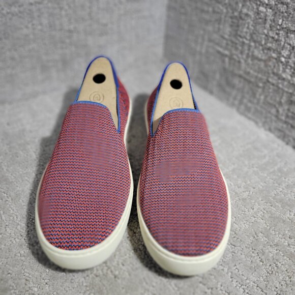 Rothy’s The Sneaker Women's Size 10 US Tangerine Triple Stitch Slip On Shoes - Picture 2 of 12